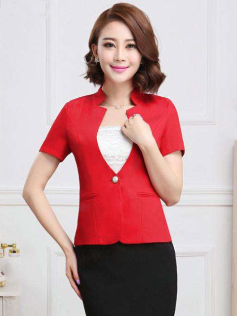 紅色時(shí)尚女西定做 